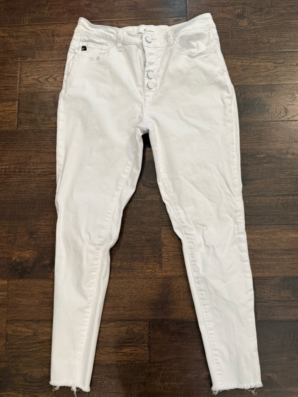 Kancan high rise skinny white jeans
